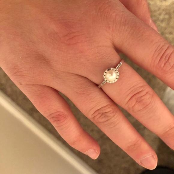 Kay Jewelers Jewelry - Stunning pearl and diamond ring!